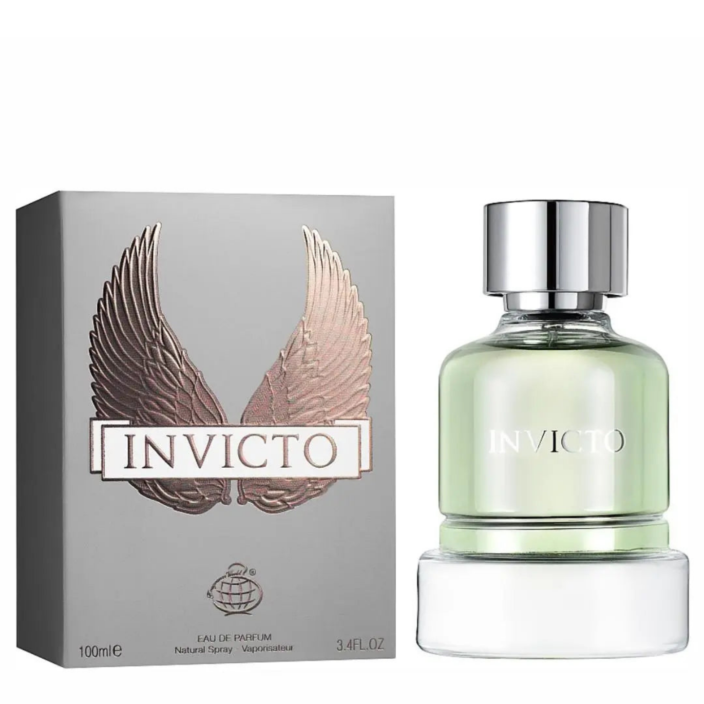 בושם לגבר Invicto מבית Fragrance World | או דה פורפיום E.D.P | מ"ל 100 | בהשראת הבושם אינוויקטוס של פאקו רבאן