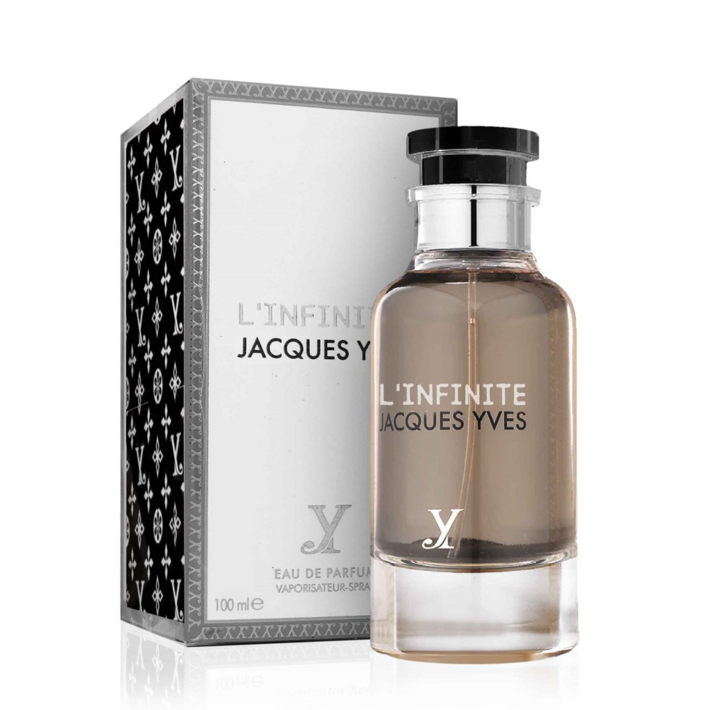 בושם לגבר L’infinite Jacques Yves מבית Fragrance World | או דה פורפיום E.D.P | מ"ל 100 | בהשראת הבושם לימנסייט של לואי ויטון