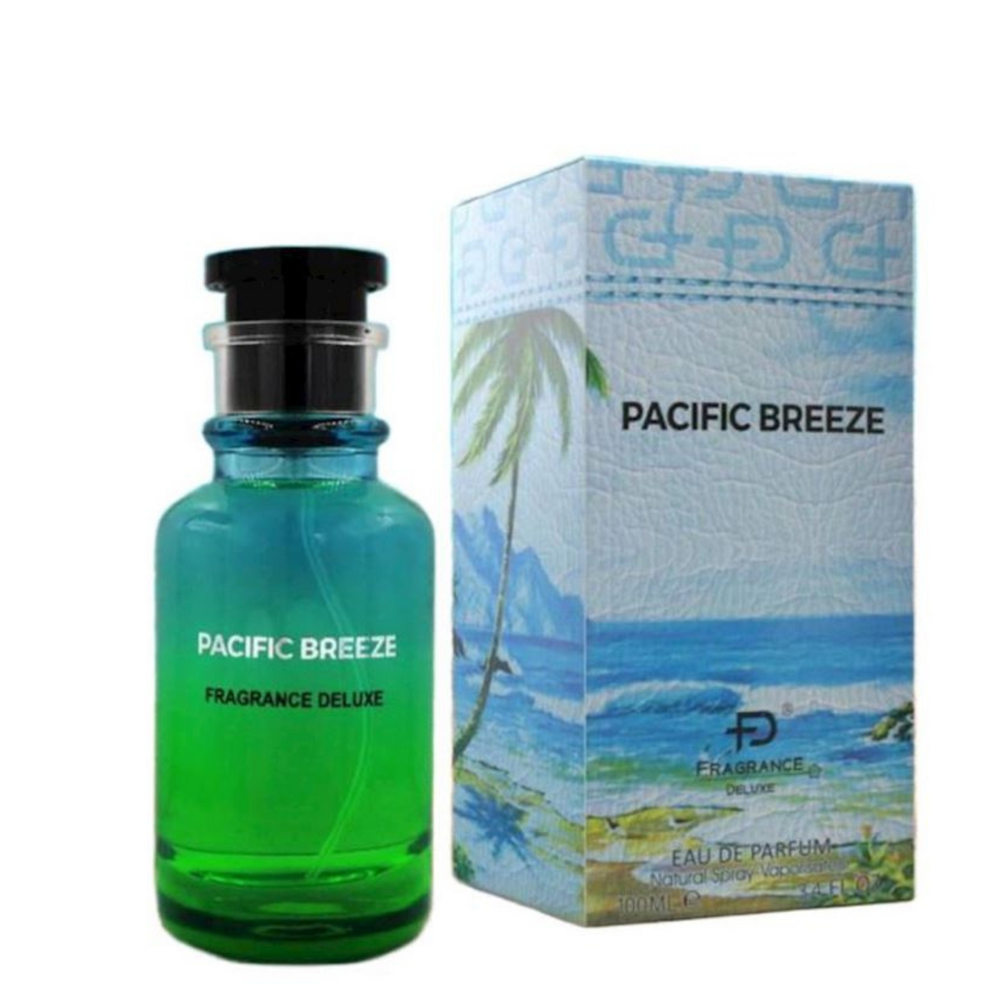 בושם לגבר Pacific Breeze מבית Fragrance Deluxe | או דה פורפיום E.D.P | מ"ל 100 | בהשראת הבושם פסיפיק צ'יל של לואי וייטון