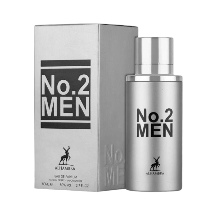 בושם לגבר No.2 Men מבית  Maison Alhambra | או דה פורפיום E.D.P | מ"ל 100 | בהשראת הבושם CAROLINA HERRERA 212