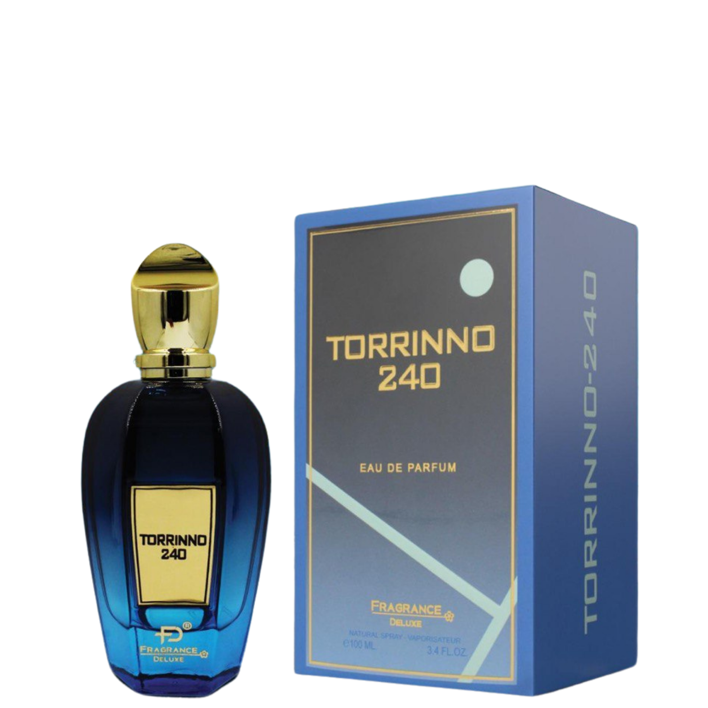 בושם לגבר  Torrinno 240 מבית Fragrance Deluxe |  או דה פורפיום E.D.P | מ"ל 100 | בהשראת הבושם קסרג'וף טורינו 24