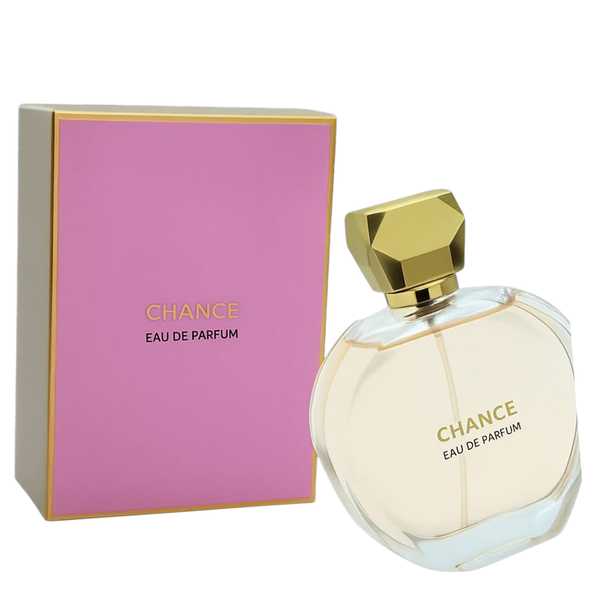 בושם לאישה Chance מבית Fragrance World | או דה פורפיום E.D.P |מ"ל 100 | בהשראת הבושם שאנל צאנס