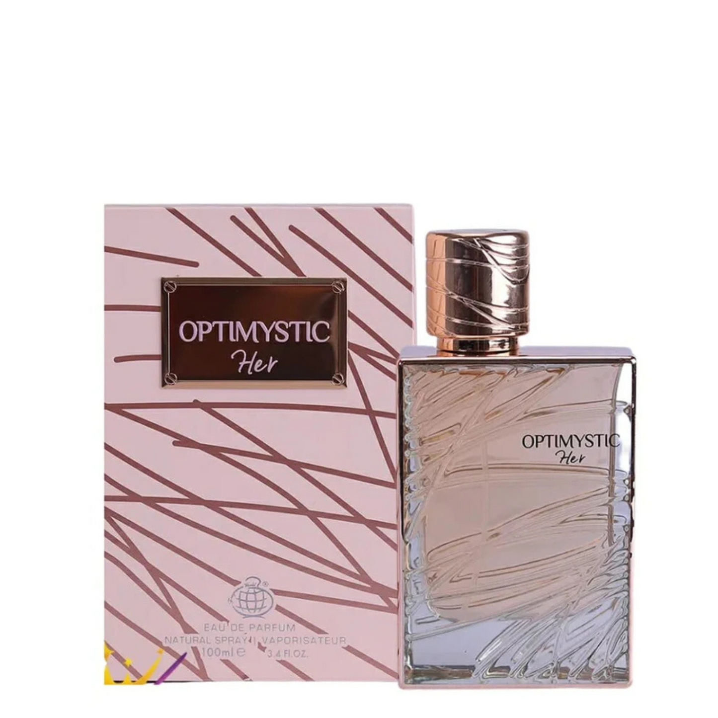 בושם לאישה Optimystic Her מבית Fragrance World | או דה פורפיום E.D.P | מ"ל 80 | בהשראת הבושם ברברי הר