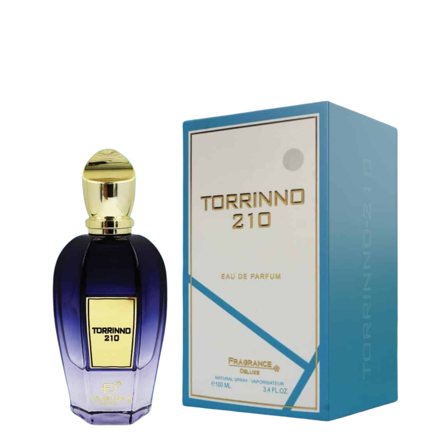 בושם לגבר  Torrinno 210 מבית Fragrance Deluxe | או דה פורפיום E.D.P | מ"ל 100 | בהשראת הבושם טורינו 21 של קסרג'וף